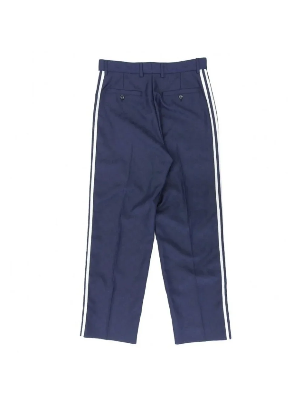 Gucci Adidas GG Logo All Over Print Trefoil Jacquard Trousers Pants Navy 50